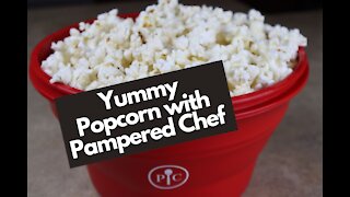 Yummy Popcorn with Pampered Chef