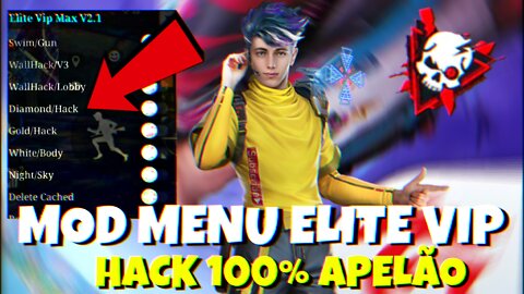 MOD MENU APELÃO ELITE VIP MAX NO MAPA FREE FIRE 🔥