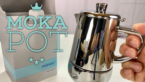 Minos Luxury Stainless Steel 4 Cup Moka Pot Espresso Maker Review