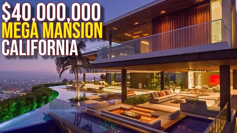 Touring $40,000,000 California Mega Mansion