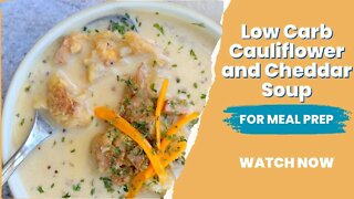 Low Carb Cauliflower Soup Recipe