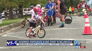 Hundreds participate in bike event for disabled children in Millersville