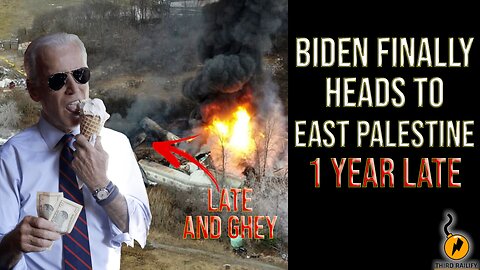 Only a year late, Joe: Biden will FINALLY visit East Palestine 1 year after toxic train derailment