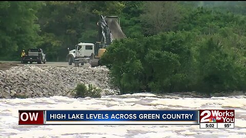 High Lake levels across green country