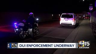 DUI enforcement underway in Scottsdale