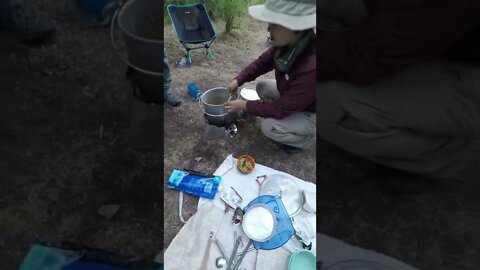 Meal time on a Philmont Trek #shorts