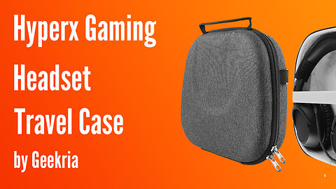 Hyperx Gaming Over-Ear Headphones Travel Case, Hard Shell Headset Carrying Case | Geekria