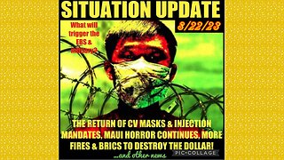 SITUATION UPDATE 8/22/23 - Horror Findings In Aftermath Of Maui Dew Attack, Covid Lockdowns & Masks