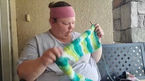 Finishing Up A Crocheting Project #crochet #florida