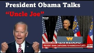 President Obama Talks "Uncle Joe"