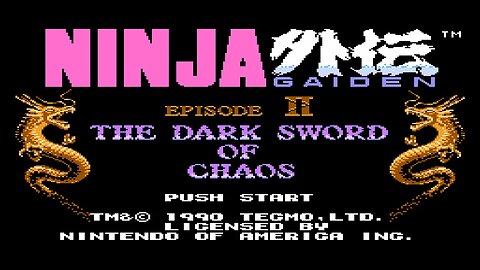 Ninja Gaiden II - The Dark Sword of Chaos (Full Game) [NES]