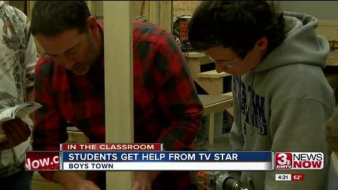 TV Host Helps Boys Town Students