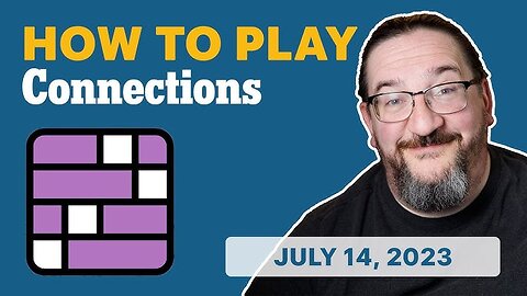 How To Play Connections! The NEW New York Times Word Game #connections