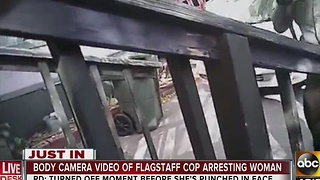 Body camera video of Flagstaff officer arresting woman released