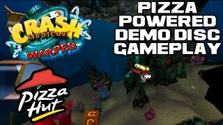 Crash Bandicoot: Warped - Pizza Hut Pizza Powered Demo Disc - PlayStation Gameplay 😎Benjamillion
