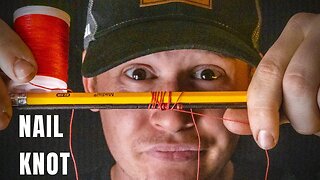 Easy Archery Nocking Points --- (How To: Easily Tie A Nail Knot)