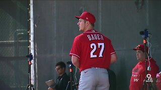 Trevor Bauer's first training camp with the Reds
