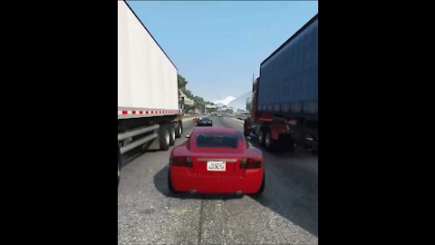 DOING SOME CRAZY FAST DRIVING IN TRAFFIC [GTA V] 🔥🔥😎
