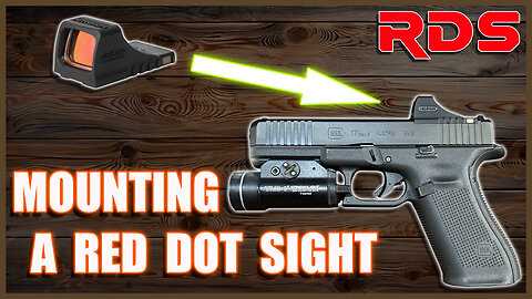 Mounting a Red Dot Sight (RDS) onto a Glock Pistol MOS and Initial Impression Review ┃ Gun Project