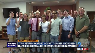 Two retired Harford County Teachers inducted into HCPS Educator Hall of Fame