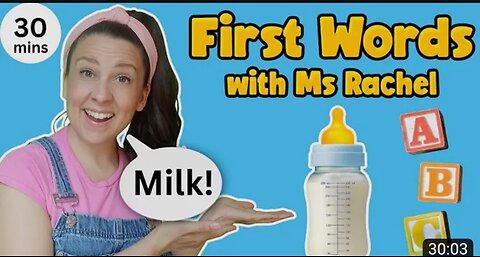 Baby’s First Words with Ms Rachel - Videos for Babies