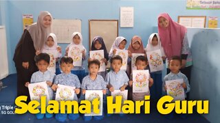 Hari guru di TK || orang tua ikut jadi guru