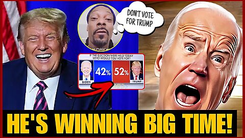 THIS IS BIG!! | LIBERALS MELTDOWN OVER TRUMP BEATING BIDEN BY 10 POINTS! SNOOP DOGG THROWS A TANTRUM