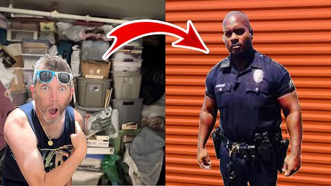 I BOUGHT A COPS HOARDER HOUSE STORAGE UNIT ! real storage wars treasure hunting abandoned adventure