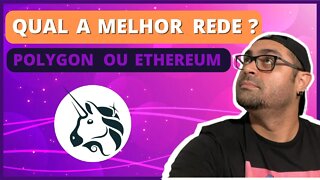 Qual a Melhor Rede ? POLYGON ou ETHEREUM?? ? 🤔🤔🤔 #polygon #uniswap #defi #ethereum