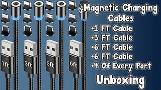 Revolutionize Your Charging Game! Magnetic Charging Cables For USB-C | Micro USB | Lightning Cable