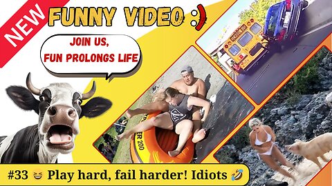 Funny video #33 😆 Play hard, fail harder! Idiots 🤣