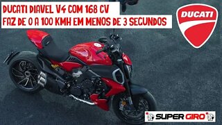 Nova Ducati Diavel V4 vem com 168 CV #CANALSUPERGIRO