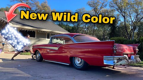 HOW TO WRAP ANY CLASSIC CAR | Trying Out Crazy New Colors On My 1957 Ford Fairlane