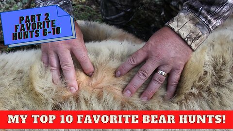 Top 10 Favorite Bear Hunts Part 2.