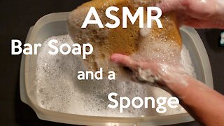 Sponge soap squeezing | Satisfying video ~ ASMR ~