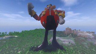 Minecraft Doctor Eggman Build - Sonic