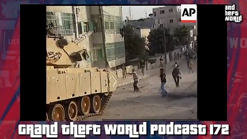 Kids with Rocks vs Tanks in Gaza | #GrandTheftWorld 172 (clip)