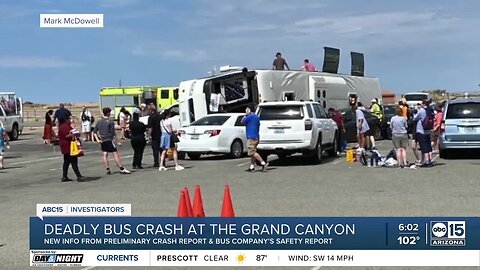 New information regarding deadly bus crash at Grand Canyon