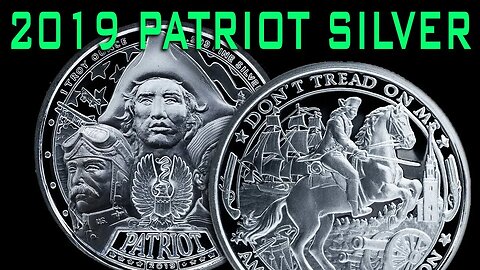 2019 Patriot 1 oz Proof Like Silver Round - American Revolution
