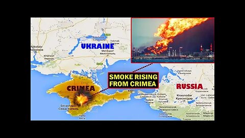 Massive Airstrike! All Russians on main supply line to Crimea were destroy by Ukrainian drone swarm!