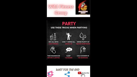 🔥Party: use these tricks when partying🔥#shorts🔥#viralshorts🔥#fitnessshorts🔥#wildfitnessgroup🔥