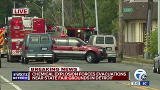 Chemical explosion causes evacuations in Detroit