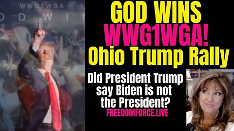 God Wins! WWG1WGA! Ohio Trump Rally 9-18-22