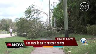The race to restore power is on in South Florida