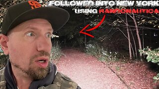 (GONE WRONG) WE WERE FOLLOWED INTO THE WOODS OF NEW YORK USING RANDONAUTICA || SCARY DISCOVERY MADE