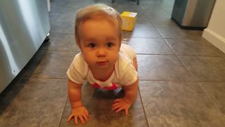 Adorable Baby Girl Dances To Her Dad’s Beat Boxing