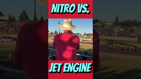 Nitro vs. Jet Engine Funny Car Drag Race! #shorts