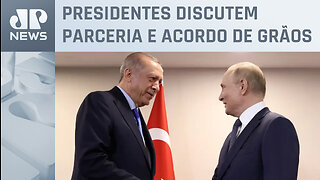 Erdogan chega à Rússia para reunião com Putin