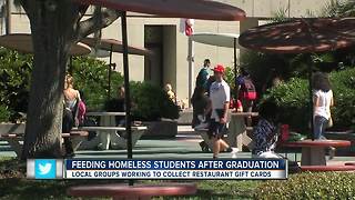 Local groups working to feed homeless students after graduation