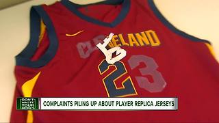 Parents say letters fall off $100 Nike jerseys